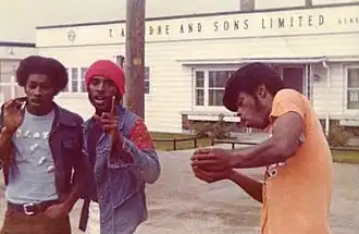 The three original members: David, Bobby, and Dannis Hackney