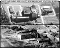 Old RTV headquarters at Mišeluk, before and after bombing, 1999