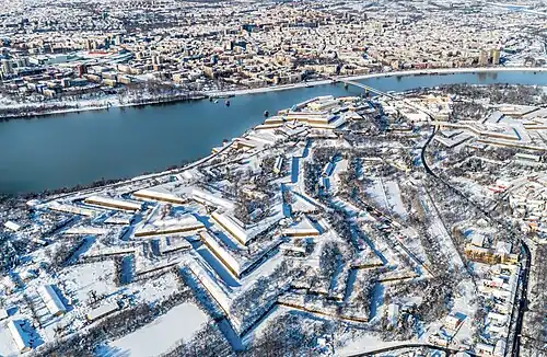 Petrovaradin Fortress in Novi Sad, Serbia