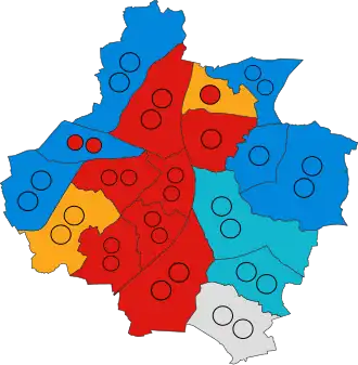 2023 results map