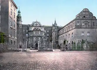 Dessau Palace, photograph c. 1900