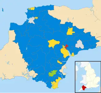 2009 results map
