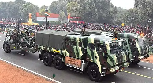 6X6 Dhanush Field artillery tractor
