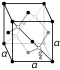 Diamond cubic crystal structure for gray (α): tin