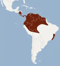 Map of range