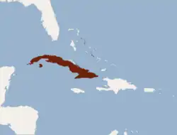 Map of range