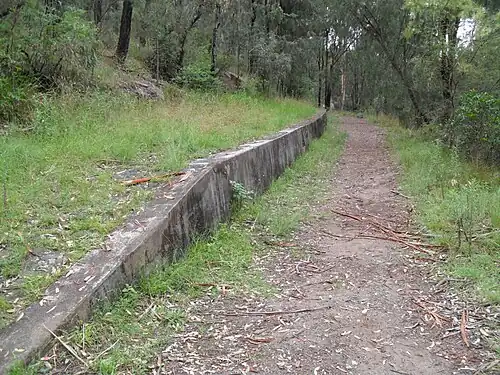 Remains of Lucasville Station on the Zig Zag line.