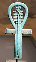 Djed amulet, Gebel Barkal, 25th Dynasty. Ânkh-Djed-Ouas (British Museum, EA 54412)