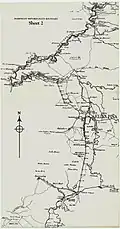 Map of the border - north central