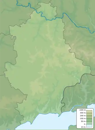 Kramatorsk is located in Donetsk Oblast