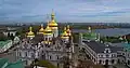 Dormition and Refectory churches side by side