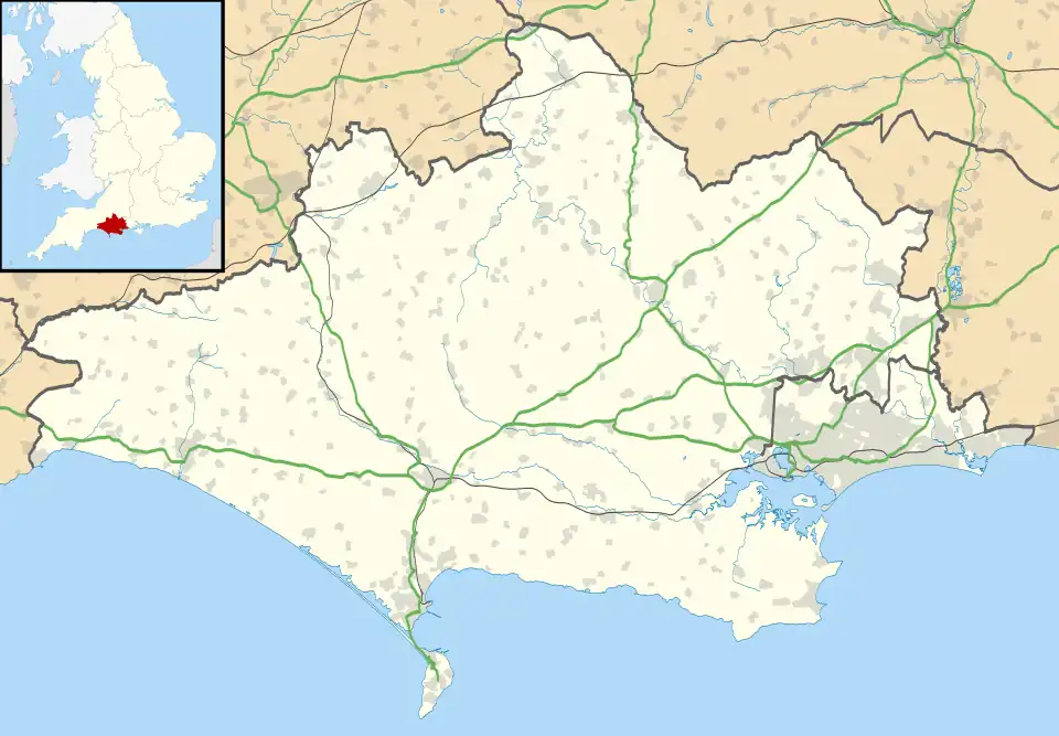 West Howe is located in Dorset