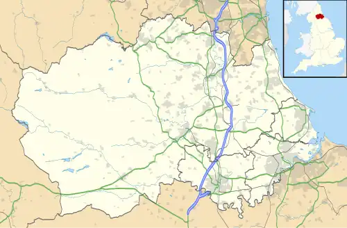 Coxhoe is located in County Durham