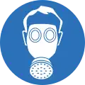 Respiratory equipment must be worn