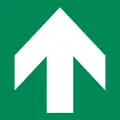 This way (supplementary information sign)