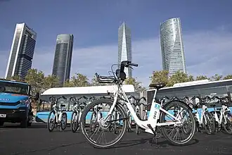 BiciMAD bikes in 2018