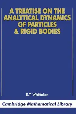 Textbook cover of Analytical Dynamics of Particles and Rigid BOdies