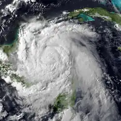 Visible satellite imagery of an intensifying Hurricane Earl approaching Belize on August 3