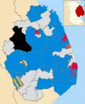 2011 results map