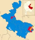 2011 results map