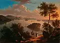 Eastport and Passamaquoddy Bay by Victor de Grailly, c. 1845