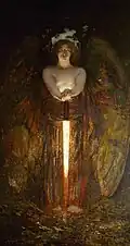 Angel with the Flaming Sword, 1890-1