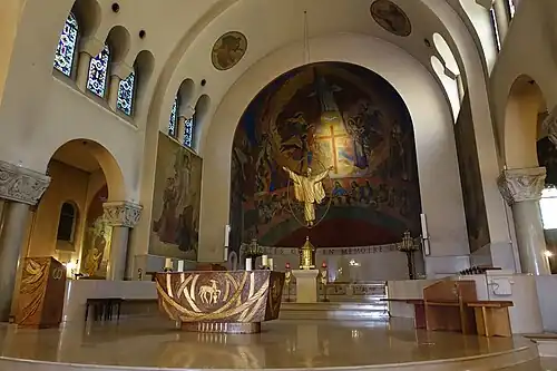 Altar and the choir