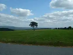The fields of Egremont Plain, looking northeastward towards the southern Berkshires