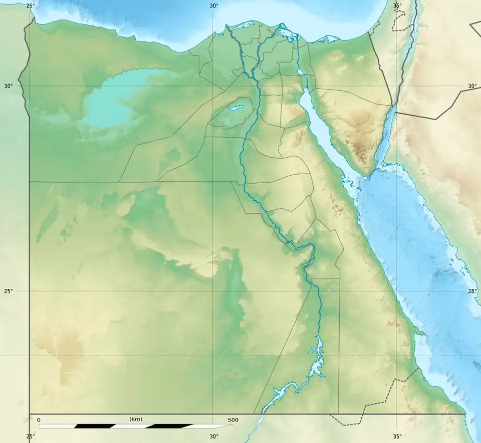 Map showing the location of NABQ Protected Area