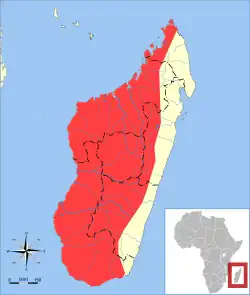 Map of range