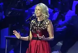 Eimear Quinn, winner of the 1996 contest for Ireland.