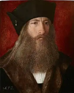 Portrait of a Man with a Pearl, c.&nbsp;1515–1517, Michel Sittow