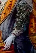 Detail from the Rainbow Portrait of Queen Elizabeth I