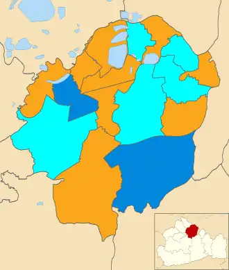 2023 results map