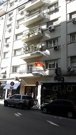 Building hosting the Embassy of Montenegro