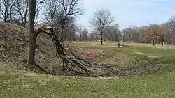 Entrance to the Great Circle Earthworks