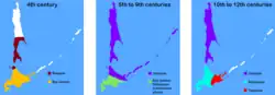 Map showing the extent of the Susuya culture