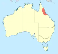 Map of range