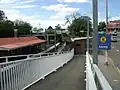 Beecroft Road exit, prior to being rebuilt, February 2006