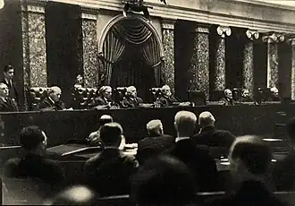 The Court seated
