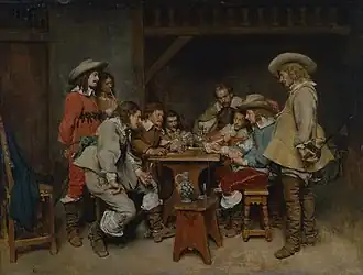 A Game of Piquet, 1861