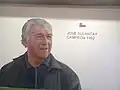 Mural of the Chilean manager José Sulantay, in the Estadio Zorros del Desierto.