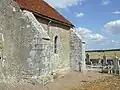 Former medieval church and cemetery