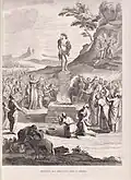 Idolatry of the Israelites in the desert, 1844, in the Jewish Museum of Switzerland’s collection.