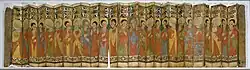 Folding Processional Icon in the Shape of a Fan