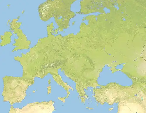 Battle of Ostrovo is located in Europe without the extreme north