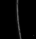 Atlas near the F ring (May 9, 2005).