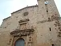 Facade of the Església parroquial in Les Useres