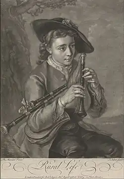 Faber – ‘’Rural Life - Youth Playing Bagpipes’’ Chaloner Smith 405 Yale Center for British Art