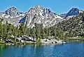 Falcor Peak, Mount Rixford, Painted Lady, Glacier Spike from Rae Lakes